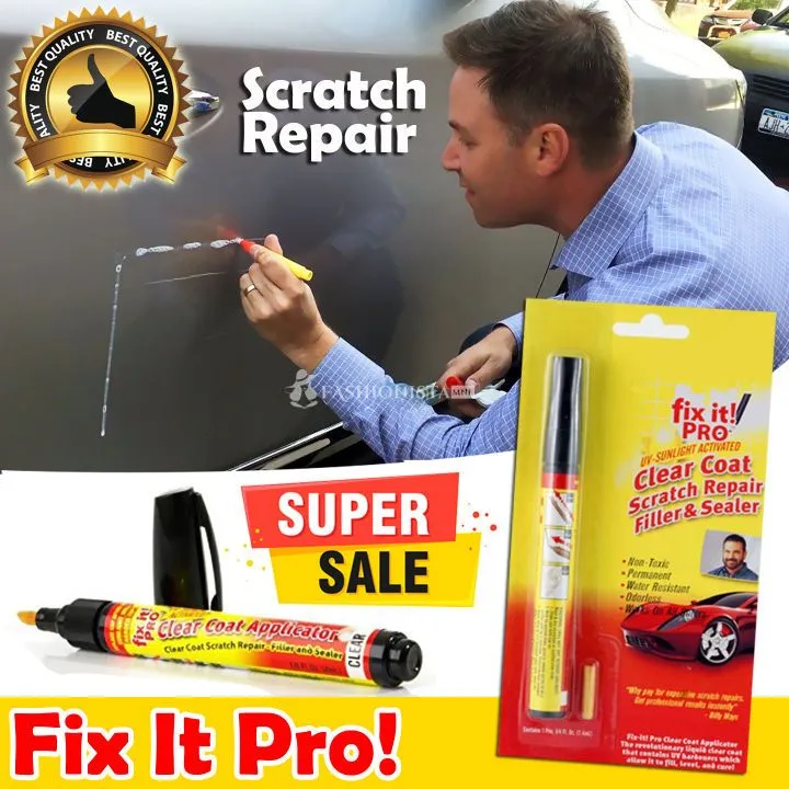 Fix it Pro Clear Coat Scratch Repair Pen Filler and Sealer